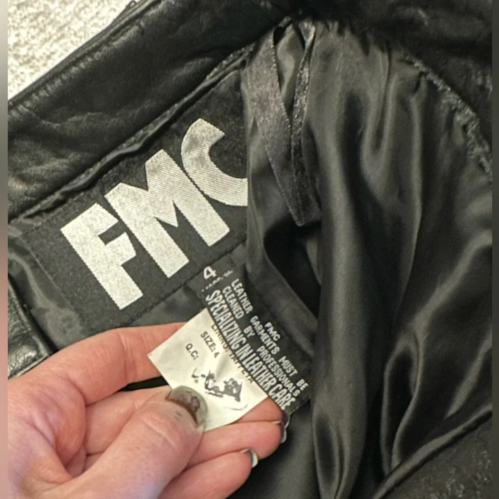 Vintage FMC Genuine Leather Pants - Picture 4 of 7